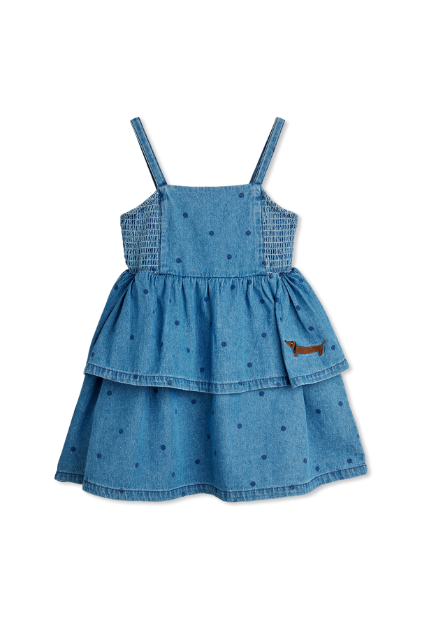 Denim dress with straps od Mini Rodini