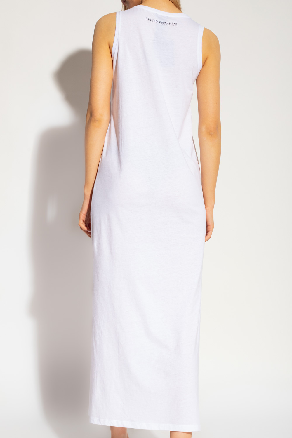 White Sleeveless beach dress Emporio Armani - Vitkac TW