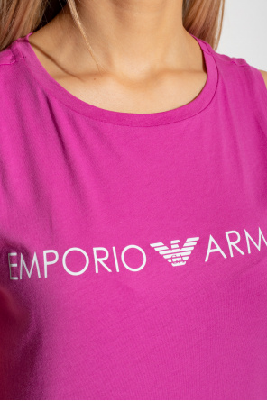 Emporio Armani v-neck Sleeveless beach dress