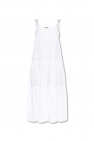 Emporio Armani velvet and satin strapless mini dress