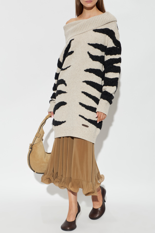 Moschino Rochie cu guler turtleneck