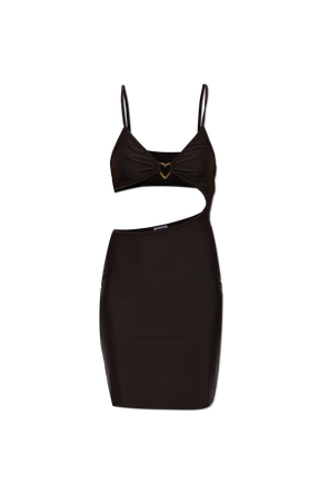 Beach dress with appliqué