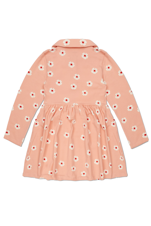 Mini Rodini Vestido de algodão com motivo floral