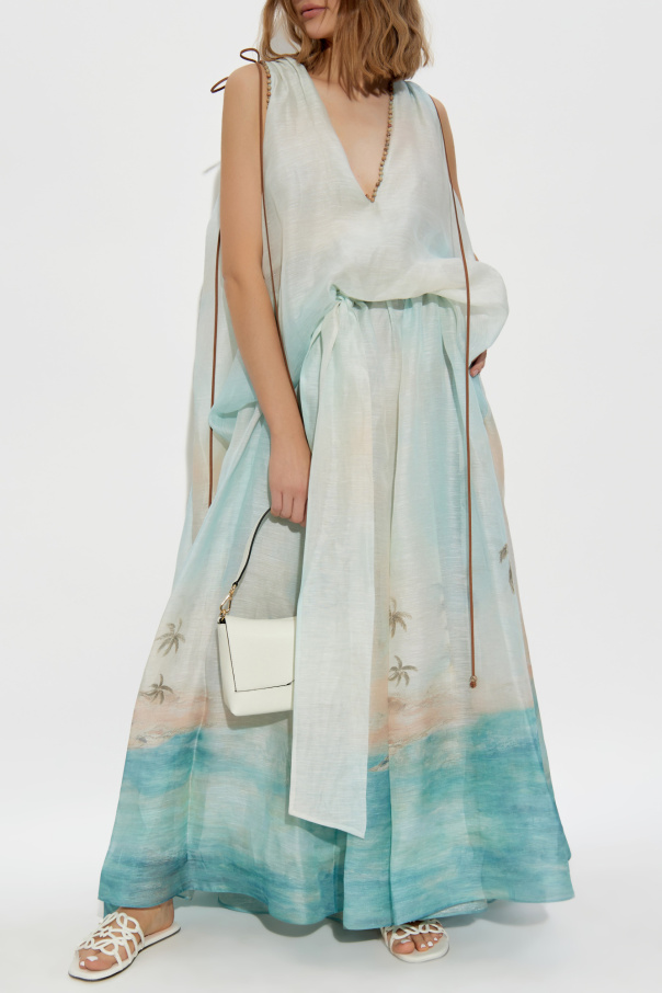 Zimmermann Kleid mit Seidenfinish