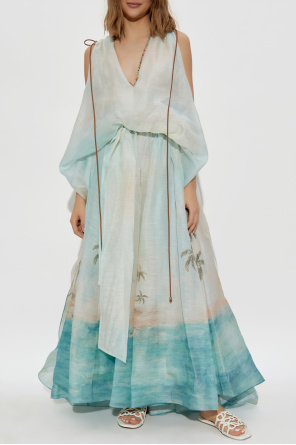 Zimmermann Kleid mit Seidenfinish