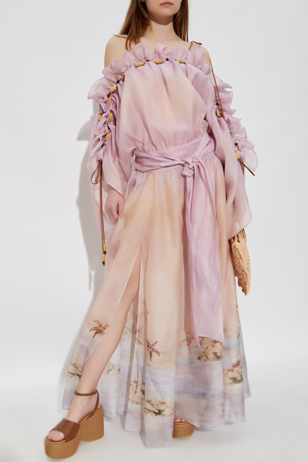 Zimmermann Vestido largo con apliques