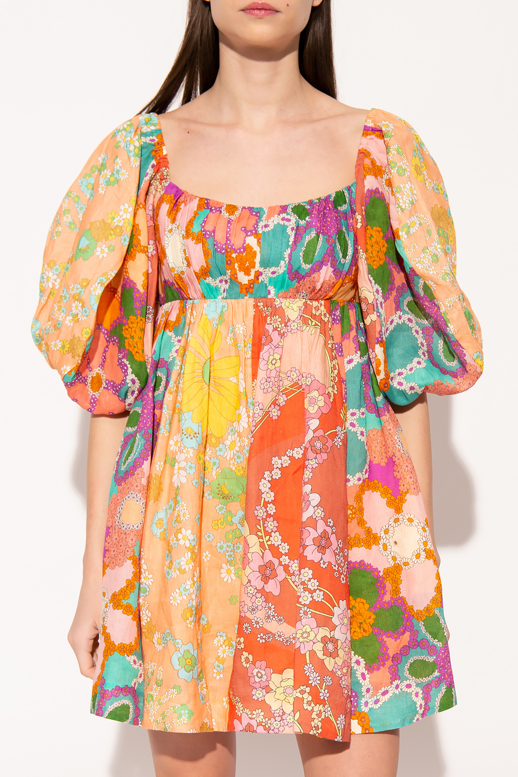 Zimmermann Floral-printed Angeles dress