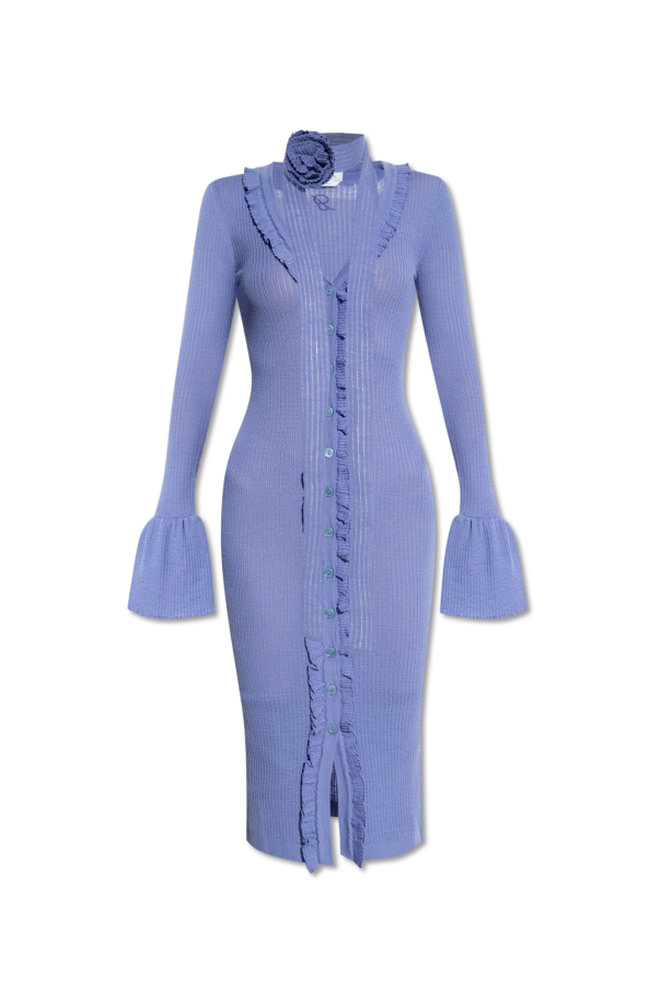 Blumarine Wool dress with scarf