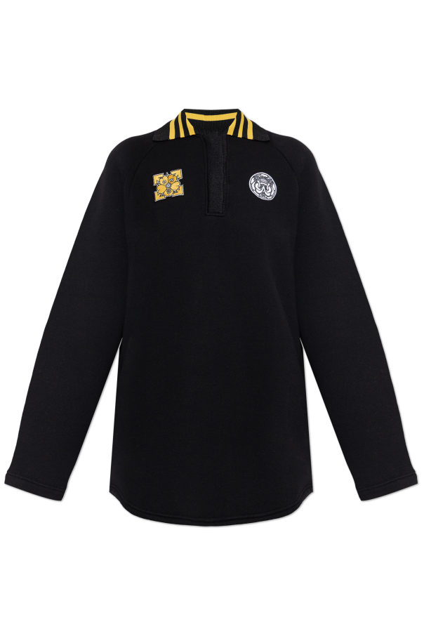 Off-White Sukienka z naszywkami