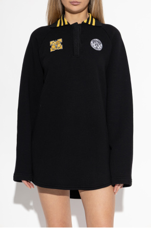 Off-White Sukienka z naszywkami