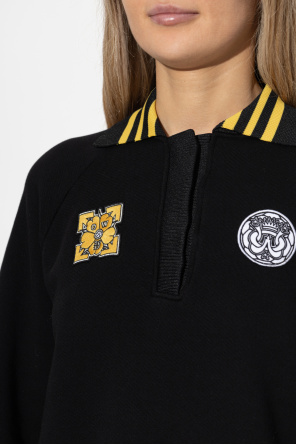 Off-White Sukienka z naszywkami