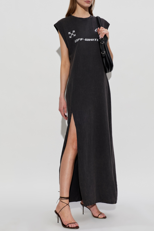 Off-White Dress with logo