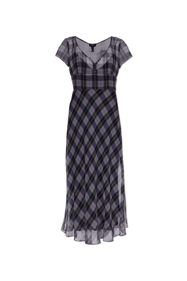 Long dress with a check pattern od Marc Jacobs