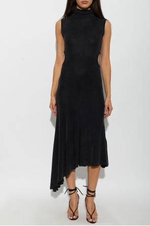 Off-White Asymmetrical dress with turtleneck
