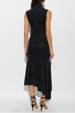 Off-White Asymmetrical dress with turtleneck