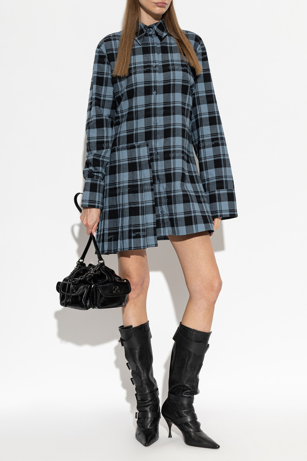 Off-White Hemdblusenkleid