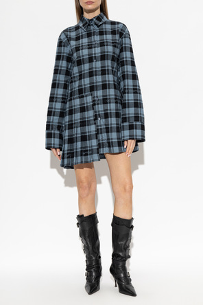 Off-White Hemdblusenkleid
