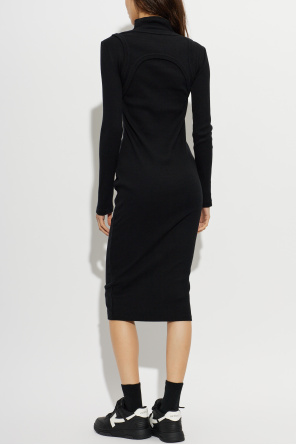 Off-White Pencil dress with turtleneck