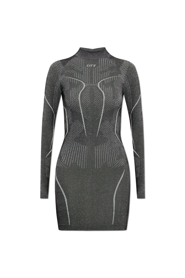 Dress with Lurex Thread od Off-White