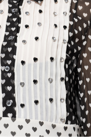Red Valentino Dress with heart print