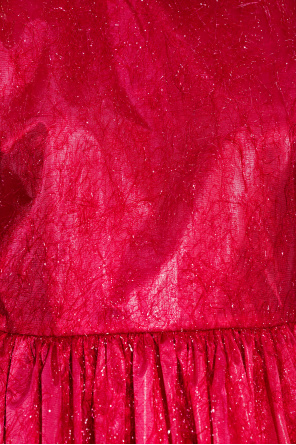 Red Valentino Dress with glossy fringes