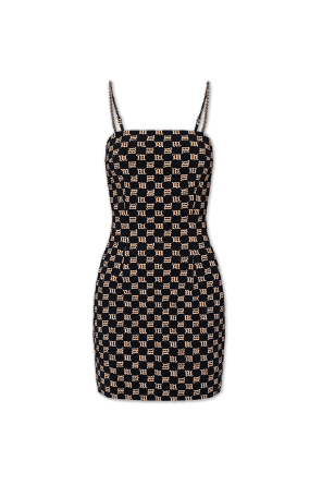 ‘Monogram’ dress with straps