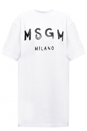 Alexander McQueen T-shirt con applicazione Nero