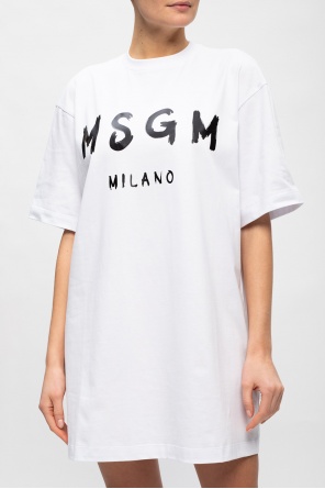 MSGM Long T-shirt with logo