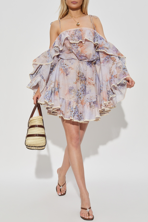 Zimmermann Oversize dress with floral motif