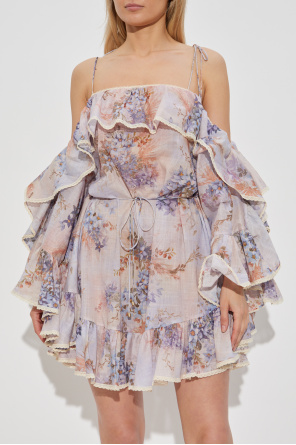 Zimmermann Oversize dress with floral motif