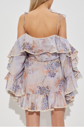 Zimmermann Oversize dress with floral motif