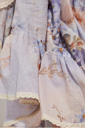 Zimmermann Oversize dress with floral motif