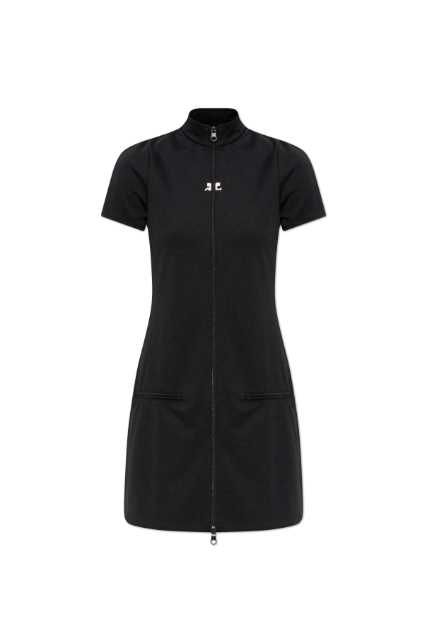 Dress with logo od Courrèges