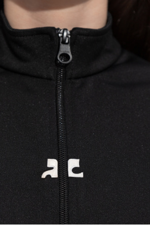 Courrèges Vestido con logo