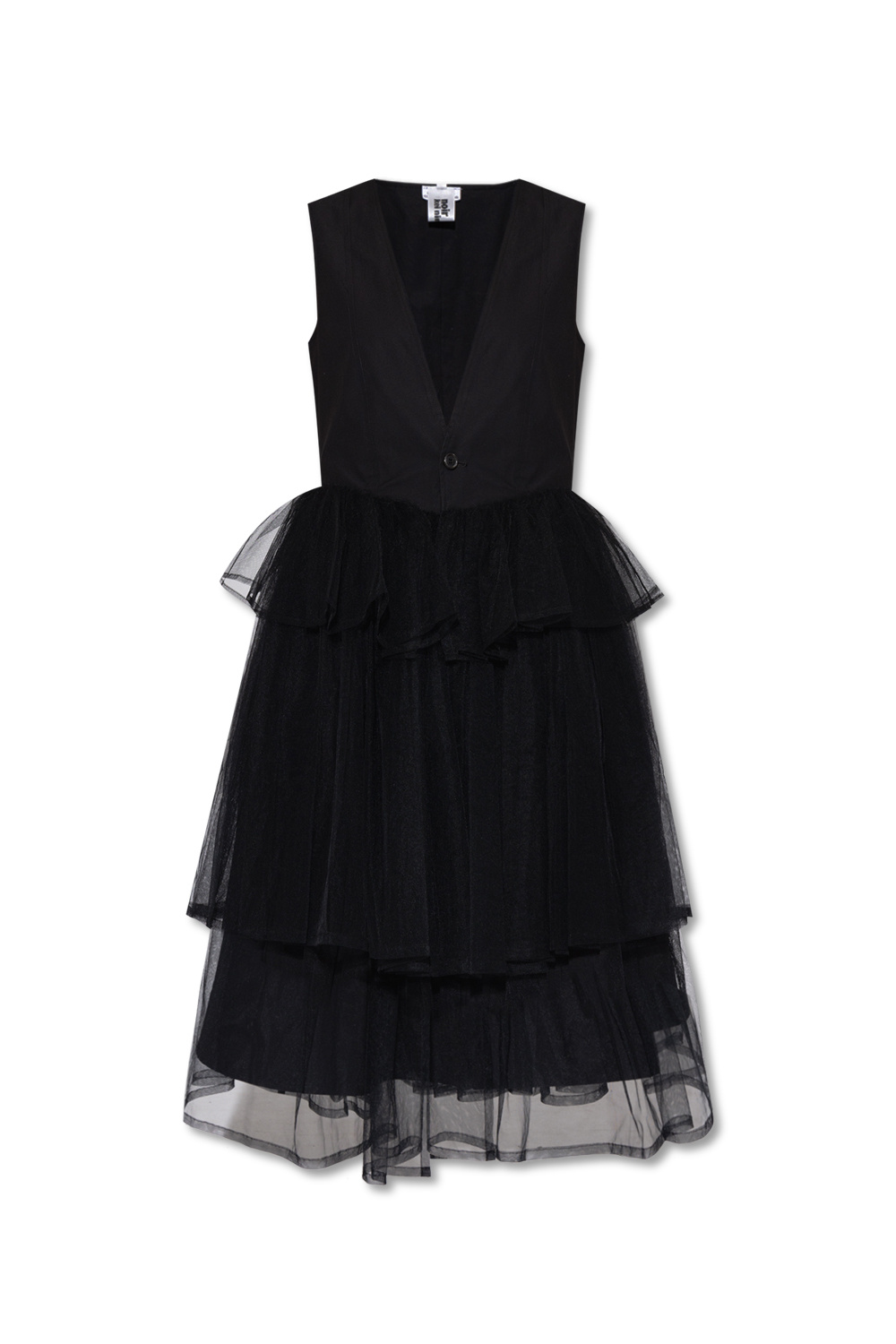 Comme des Garçons Comme des Garçons Black Ruffled Minidress