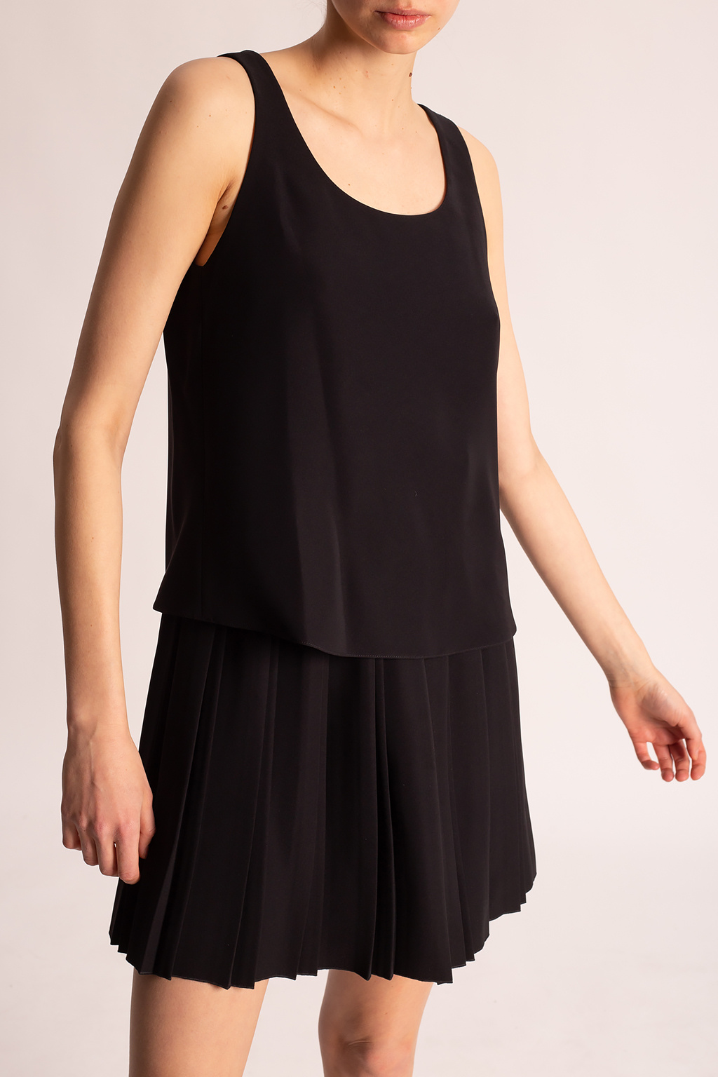 armani pleated dress