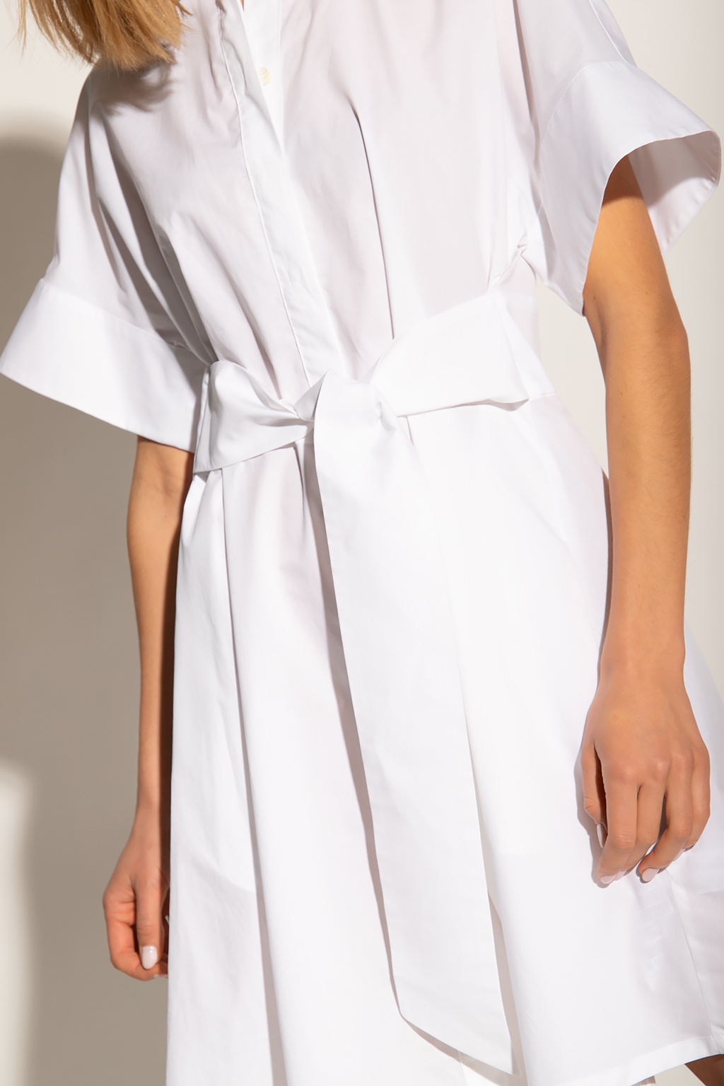 White Shirt dress with short sleeves Emporio Armani - Vitkac TW