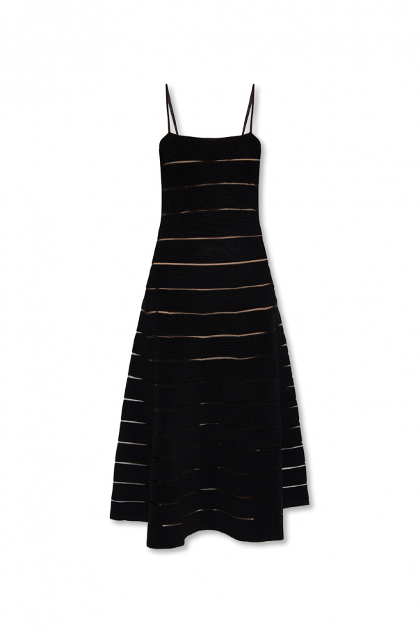 Emporio Armani Dress with transparent stripes