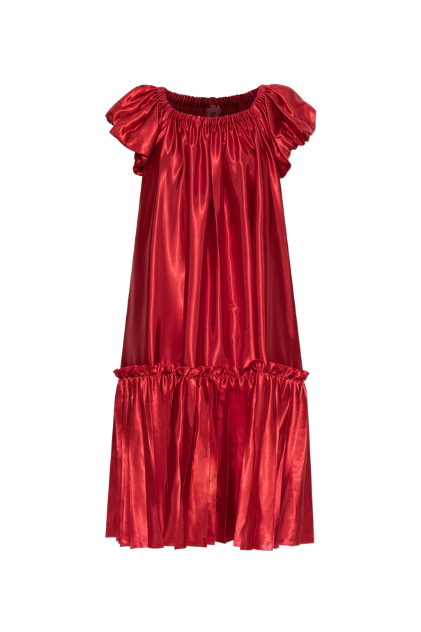 Dress with puff sleeves od Comme des Garçons Noir Kei Ninomiya