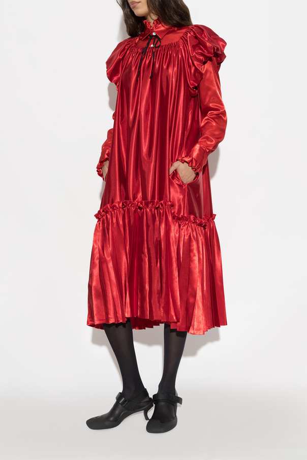 Comme des Garçons Noir Kei Ninomiya Kleid mit Puffärmeln