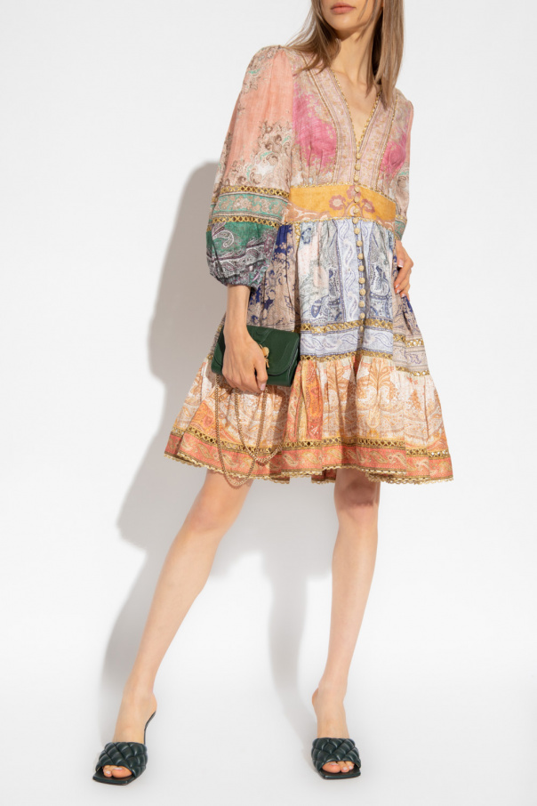 Zimmermann Patterned linen dress