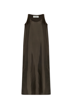 Vestido de seda de tirantes