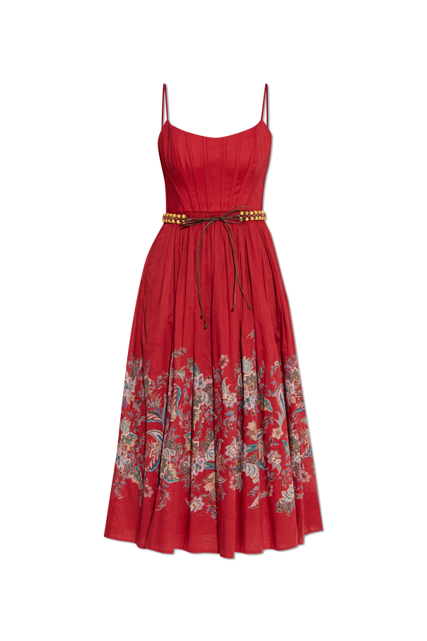 Zimmermann Dress with beaded belt at the waist