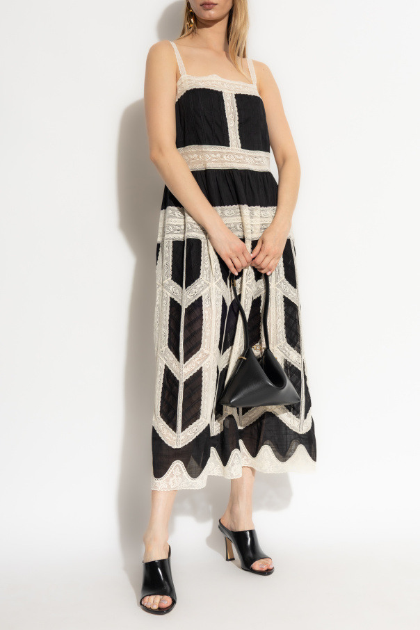 Zimmermann Kleid mit Spitzeneinsätzen