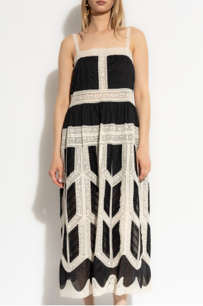 Zimmermann Kleid mit Spitzeneinsätzen