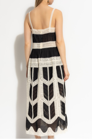 Zimmermann Kleid mit Spitzeneinsätzen