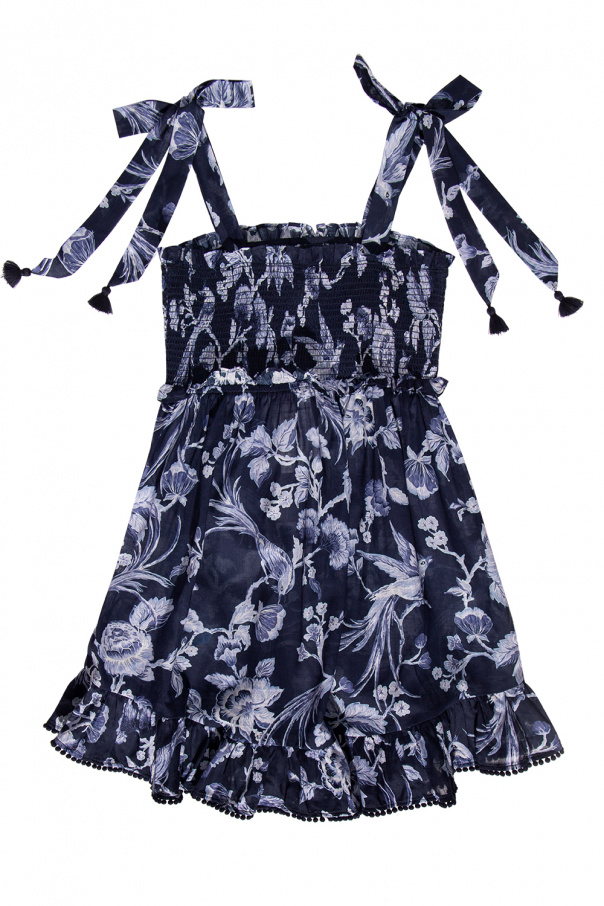 Zimmermann Kids Floral-motif dress