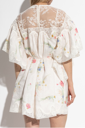 Zimmermann Sukienka typu `oversize` z motywem kwiatowym