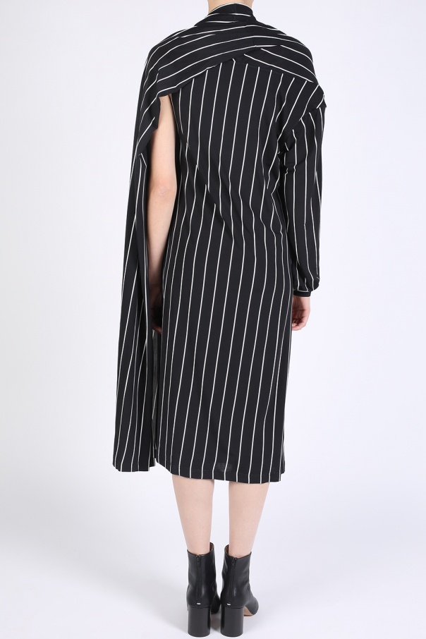 balenciaga striped dress