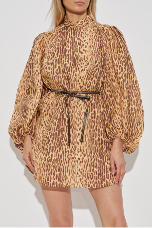 Zimmermann Vestido con estampado animal